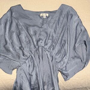 She + Sky Blue Blouse